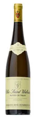 Bottle of Domaine Zind Humbrecht Gewürztraminer Alsace Grand Cru Rangen de Thann Clos Saint Urbain from search results