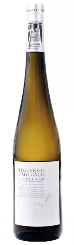 Bottle of Reguengo de Melgaço Alvarinhowith label visible