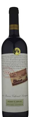 Bottle of Vintage Longbottom Henry's Drive Reserve Cabernet Sauvignon from search results