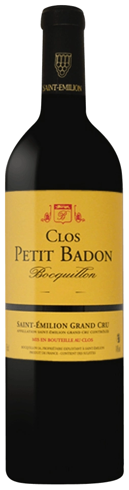 Bocquillon Clos Petit Badon Saint-Émilion Grand Cru