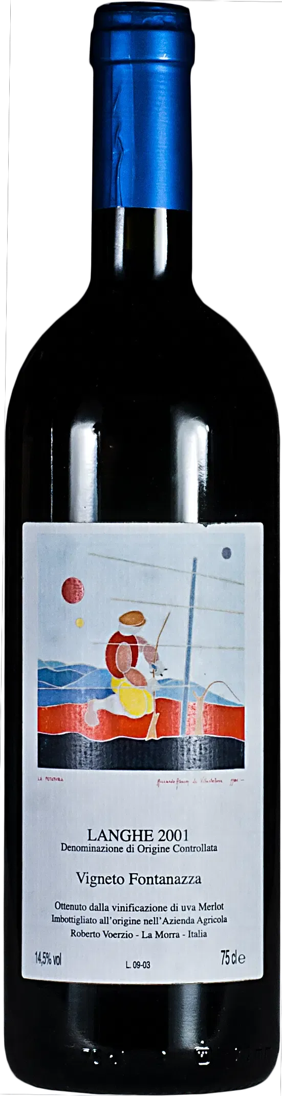 Bottle of Roberto Voerzio Merlot Vigneto Fontanazza Pissotta Langhe from search results