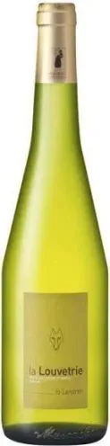 Bottle of Landron La Louvetrie Muscadet-Sèvre et Mainewith label visible