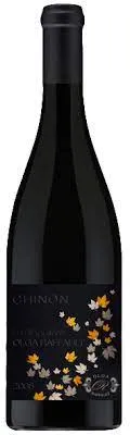 Bottle of Domaine Olga Raffault La Singuliere Chinonwith label visible