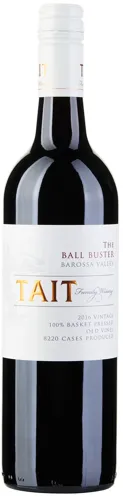 Bottle of Tait The Ball Busterwith label visible