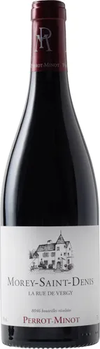 Bottle of Domaine Perrot-Minot Morey-Saint-Denis 'La Rue de Vergy'with label visible