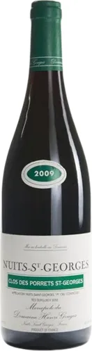 Bottle of Domaine Henri Gouges Nuits-Saint-Georgeswith label visible