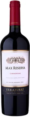 Bottle of Errazuriz Max Reserva Carmenère from search results