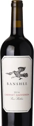 Bottle of Banshee Wines Cabernet Sauvignonwith label visible