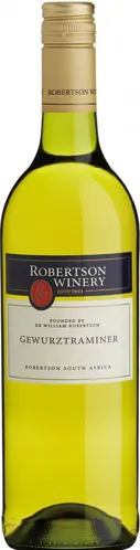 Bottle of Robertson Winery Special Late Harvest Gewürztraminerwith label visible