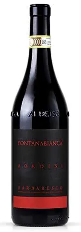 Bottle of Fontanabianca Bordini Barbaresco from search results