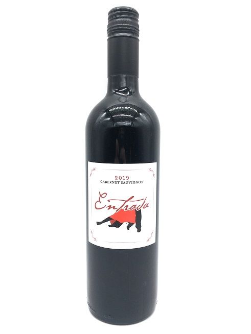 Bottle of Entrada Cabernet Sauvignonwith label visible