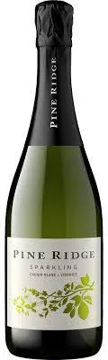 Bottle of Pine Ridge Sparkling Chenin Blanc - Viognierwith label visible