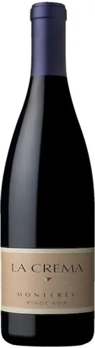 Bottle of La Crema Monterey Pinot Noirwith label visible