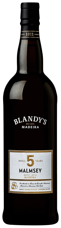 Blandy's 5 Year Old Malmsey Madeira (Rich)