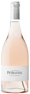 Bottle of Peyrassol Le Clos Peyrassol Côtes de Provence Roséwith label visible