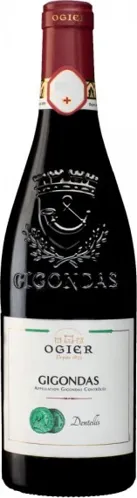 Bottle of Ogier Dentellis Gigondaswith label visible