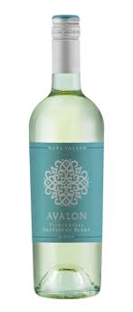 Bottle of Avalon Sauvignon Blancwith label visible