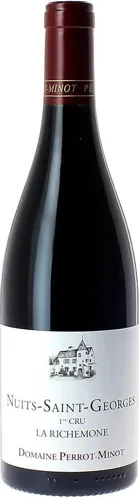 Bottle of Domaine Perrot-Minot Nuits-Saint-Georges 1er Cru 'La Richemone' Vieilles Vigneswith label visible