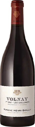 Bottle of Domaine Henri Boillot Volnay 1er Cru Les Cailleretswith label visible