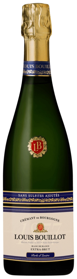 Louis Bouillot Perle d'Ivoire Crémant de Bourgogne Blanc de Blancs Extra-Brut Sans Sulfites Ajoutés