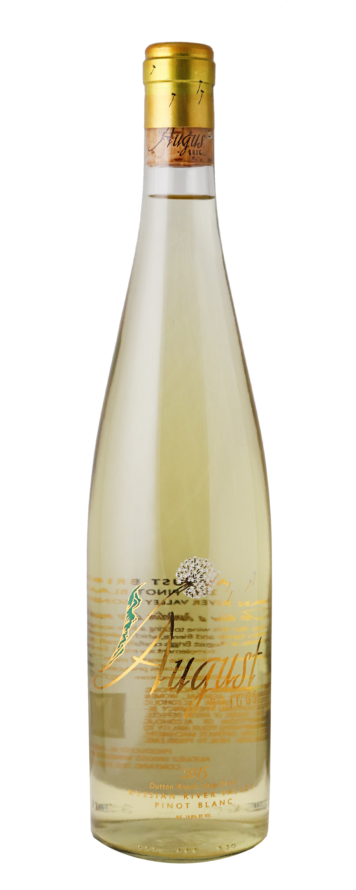 August Briggs Dutton Ranch Shop Block Pinot Blanc