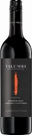 Bottle of Yalumba Sanctum Cabernet Sauvignonwith label visible