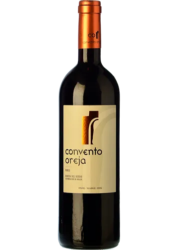 Bottle of Convento Oreja Roblewith label visible