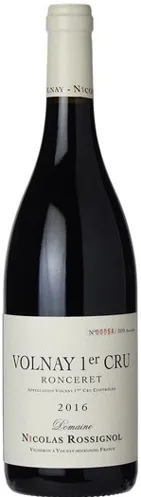 Bottle of Domaine Nicolas Rossignol Volnay 1er Cru 'Ronceret' from search results