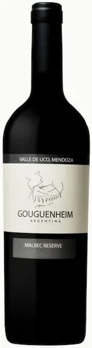 Bottle of Gouguenheim Valle Escondido Reserva Malbec from search results