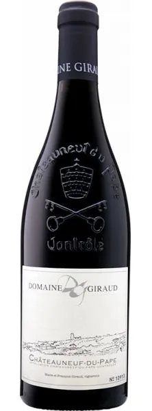 Bottle of Domaine Giraud Tradition Châteauneuf-du-Papewith label visible