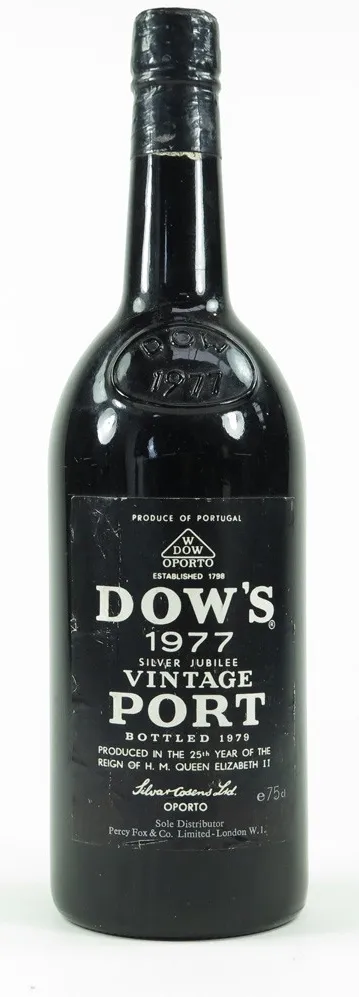 Bottle of Dow's Silver Jubilee Vintage Port from search results