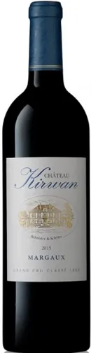 Bottle of Château Kirwan Margaux (Grand Cru Classé)with label visible