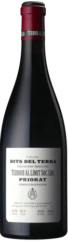 Bottle of Terroir Al Límit Soc. Lda Dits del Terrawith label visible