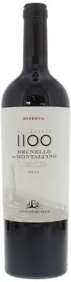 Bottle of Castiglion del Bosco Millecento Brunello di Montalcino Riservawith label visible