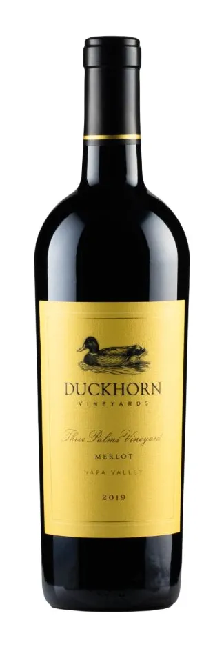 Bottle of Duckhorn Three Palms Vineyard Merlot from search results