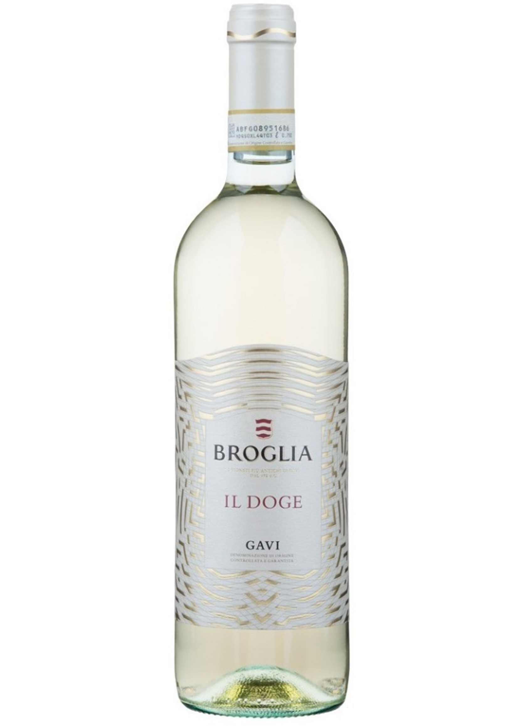 Bottle of Broglia Il Doge Gaviwith label visible