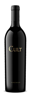 Bottle of Beau Vigne Cult Cabernet Sauvignonwith label visible