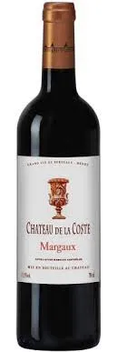 Bottle of Château de la Coste Margaux from search results