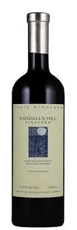 Bottle of Chris Ringland Randall's Hill Vineyard Shirazwith label visible