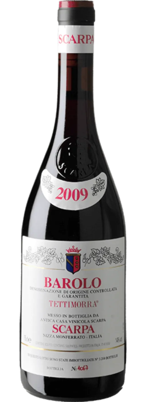 Bottle of Scarpa Tettimorra Barolo from search results