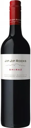 Bottle of Jip Jip Rocks Shirazwith label visible