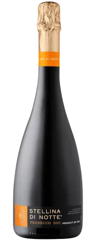 Bottle of Stellina di Notte Proseccowith label visible