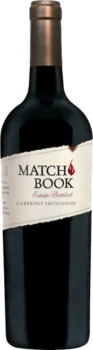 Bottle of Matchbook Red Gravel Cabernet Sauvignonwith label visible