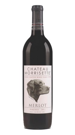 Bottle of Chateau Morrisette Merlot from search results