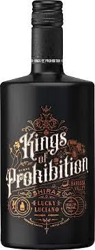 Bottle of Kings of Prohibition Shirazwith label visible