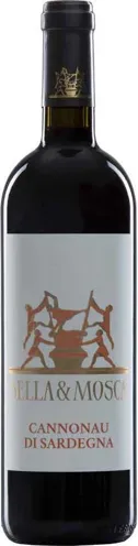 Bottle of Sella & Mosca Cannonau di Sardegnawith label visible