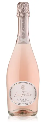 Bottle of Mirabeau La Folie Sparkling Rosé from search results