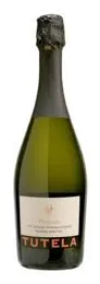 Bottle of Tutela Prosecco di Trevisowith label visible
