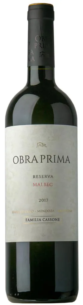 Bottle of Bodega Familia Cassone Obra Prima Reserva Malbec from search results