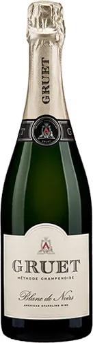 Bottle of Gruet Blanc de Noirswith label visible